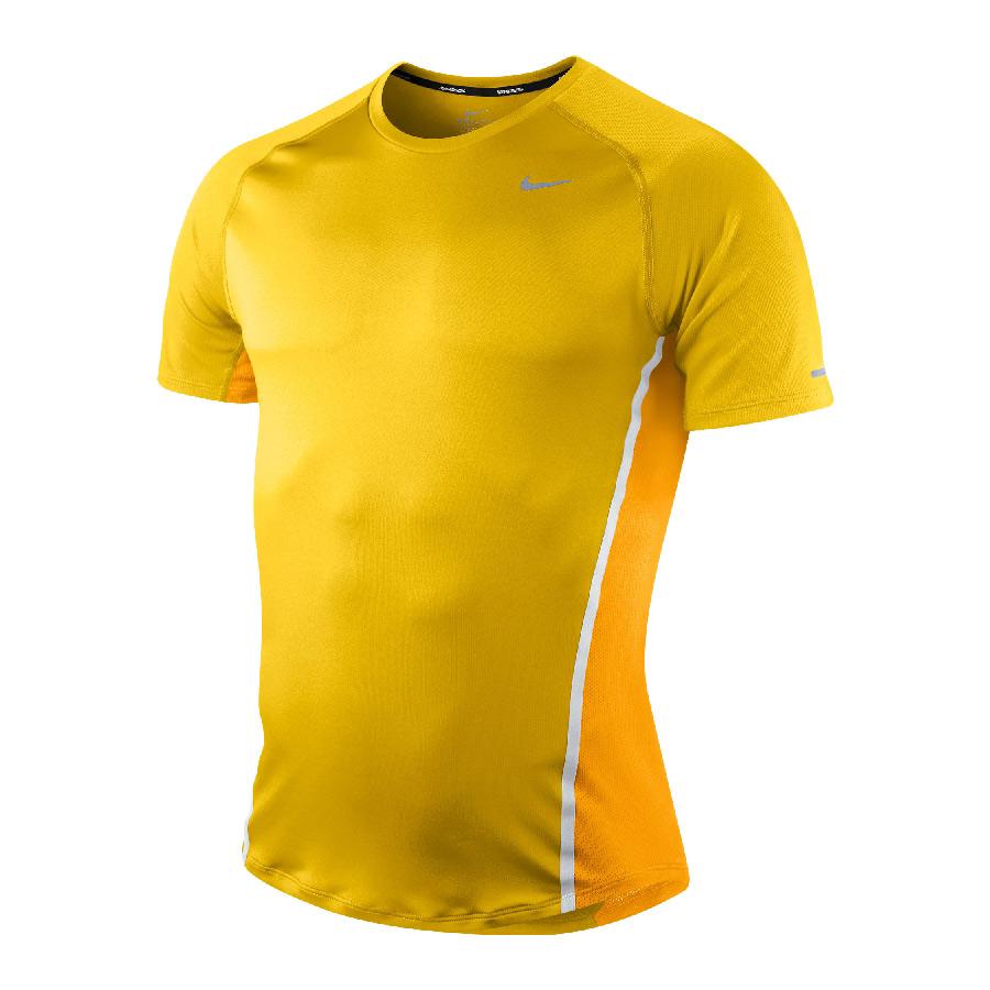 Foto Camiseta Nike Denier Differential Stretch Top color amarillo