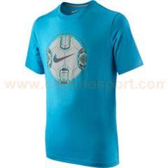 Foto Camiseta nike para niños y chicos ss football tee yth (481753-403)