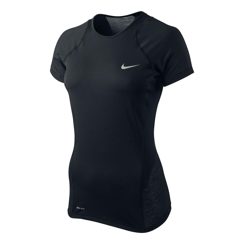 Foto Camiseta Nike Pro Hypercool Flash SS negro-gris mujer
