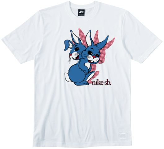 Foto Camiseta Nike SB · Evil Bunny · White