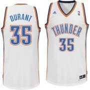 Foto Camiseta Oklahoma City Thunder #35 Kevin Durant Revolution 30 Swingman Home