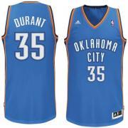 Foto Camiseta Oklahoma City Thunder #35 Kevin Durant Revolution 30 Swingman Road
