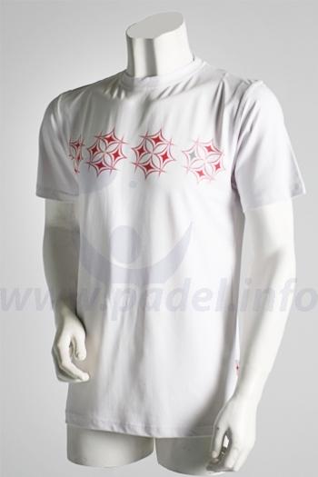 Foto Camiseta Pádel Star Vie Tecnica Blanca Roja
