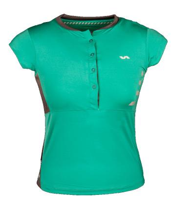 Foto Camiseta pádel Varlion Mujer Verde Gris
