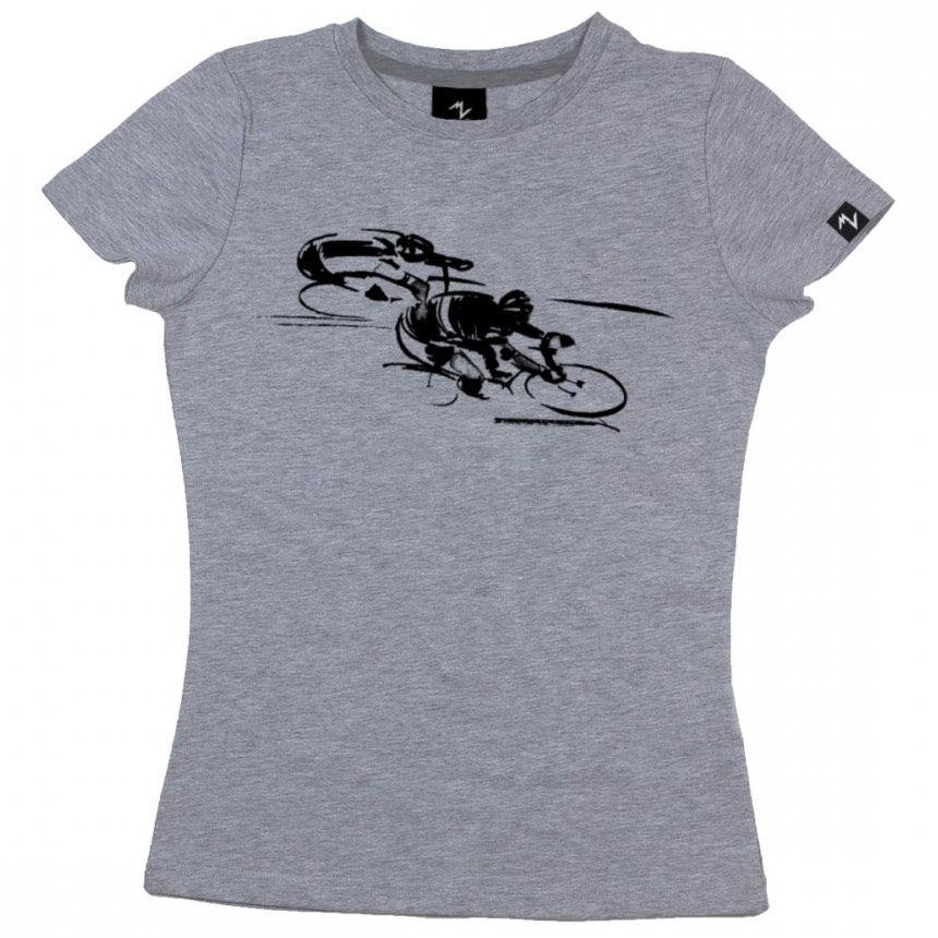 Foto Camiseta para mujer Morvelo - Sketch - Large Grey Melange | Camisetas