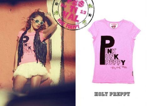 Foto Camiseta Pink Punk Preppy . Casualchic.es