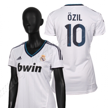 Foto Camiseta real madrid ozil 1ª mujer 2012/2013 adidas