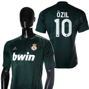 Foto Camiseta real madrid ozil 3ª champions league 2012/2013 verde adidas