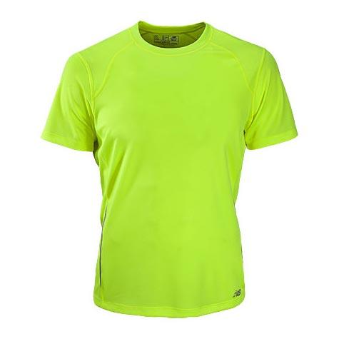 Foto Camiseta running New Balance Tempo M/C color amarillo