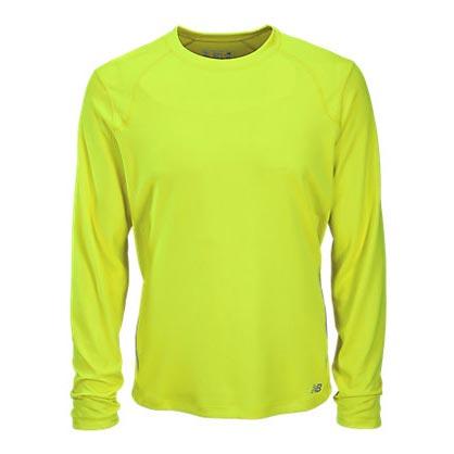 Foto Camiseta running New Balance Tempo M/L color amarillo