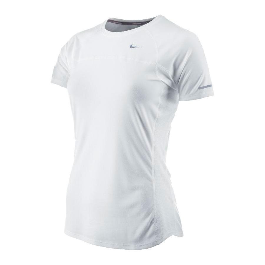 Foto Camiseta running Nike Miler MC blanco mujer