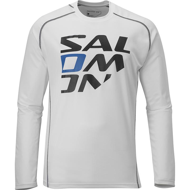Foto Camiseta Salomon Moto Logo Tech Tee White XL