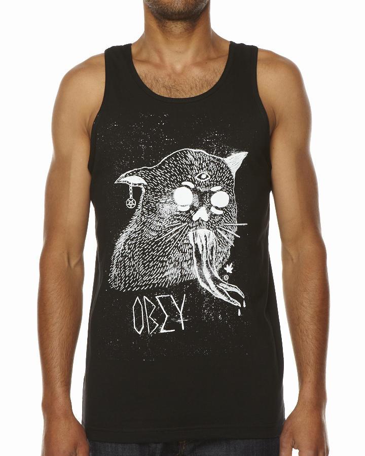 Foto Camiseta Sin Mangas Dead Cat De Obey - Negro