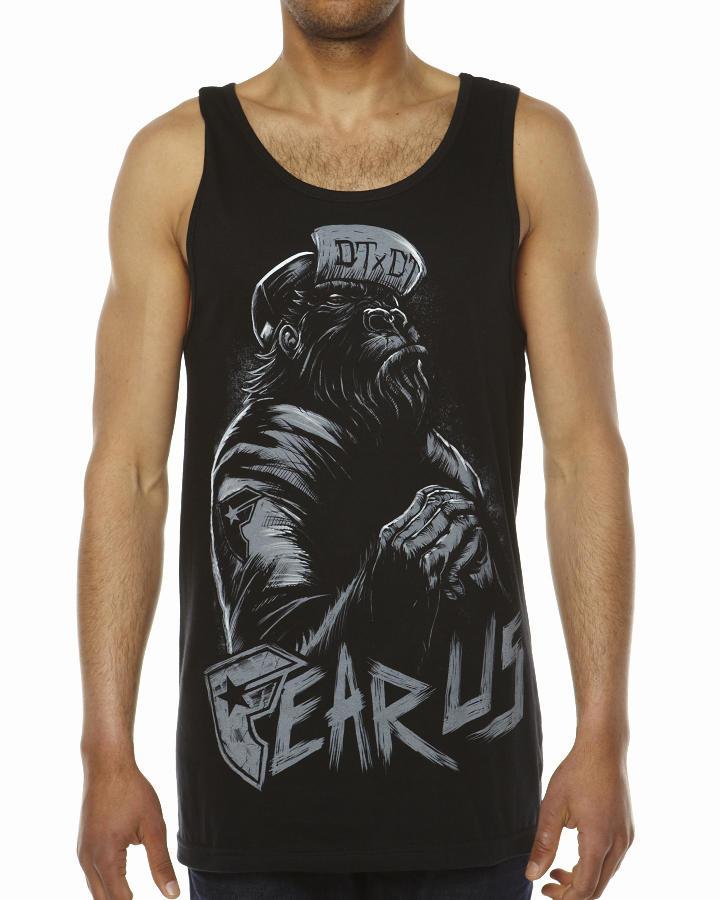 Foto Camiseta Sin Mangas Fear Us De Fsas - Negro Negro