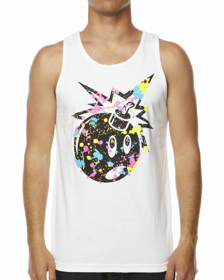 Foto Camiseta Sin Mangas Splat Adam De The Hundreds - Blanco