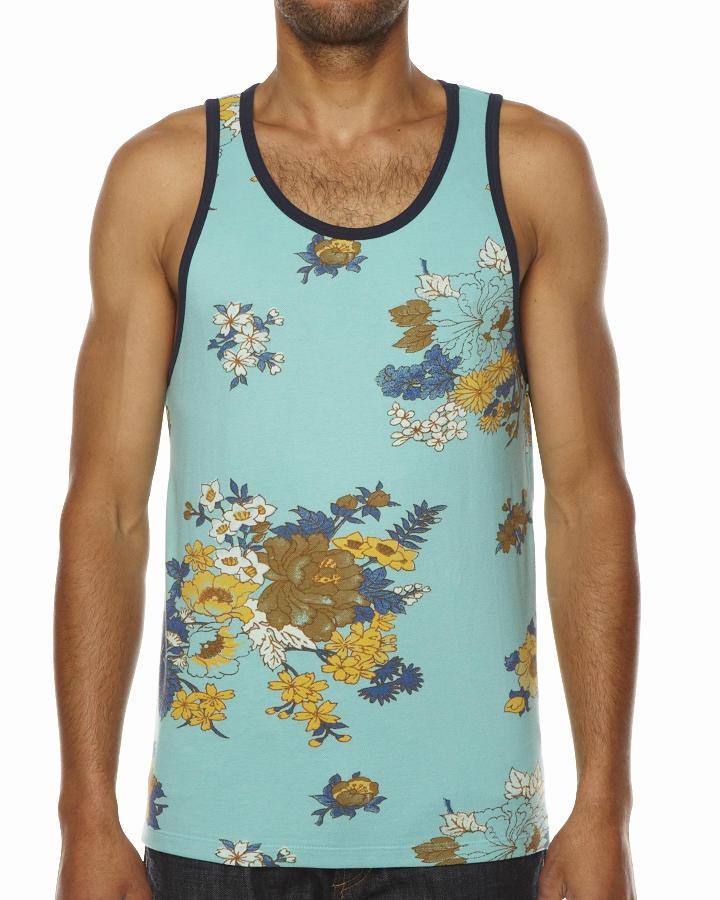 Foto Camiseta Sin Mangas Vacation De Obey - Azul Canton