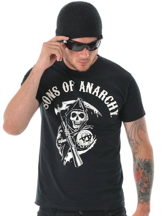 Foto Camiseta Sons of Anarchy Logo Negro