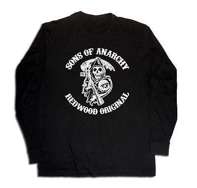 Foto Camiseta Sons Of Anarchy Manga Larga Xl L M S Motero No Parche Chaqueta T-shirt