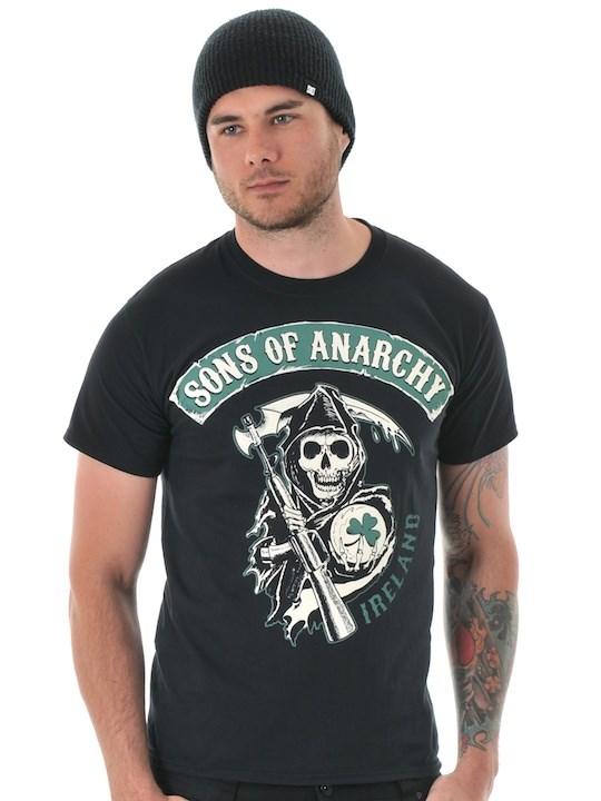 Foto Camiseta Sons of Anarchy SOA Ireland Negro