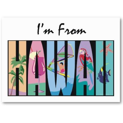Foto Camiseta Soy De Hawaii Tarjetas De Visita