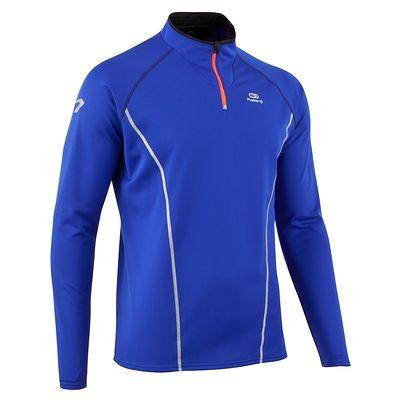 Foto Camiseta Térmica De Running Kalenji Kiprun Zip Azul