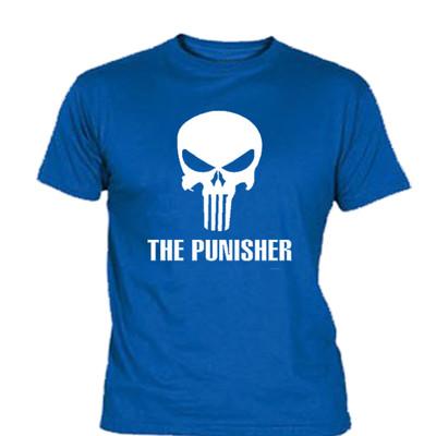 Foto Camiseta The Punisher Xl L M S Poster Cd Vinilo Lp Single Tshirt Tee Azul Blue