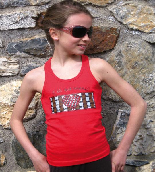 Foto Camiseta Tirantes Corazon