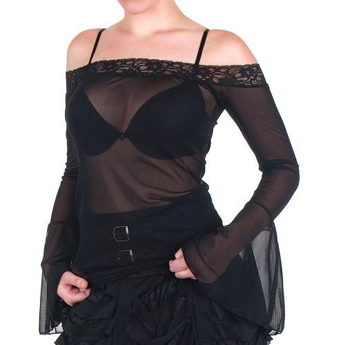 Foto Camiseta tul transparente