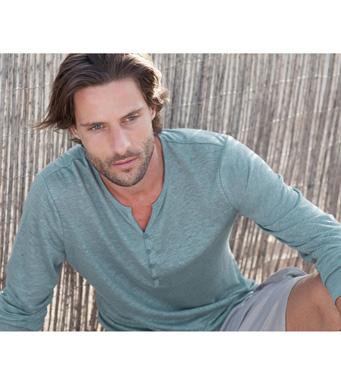 Foto Camiseta tunecina manga larga hombre