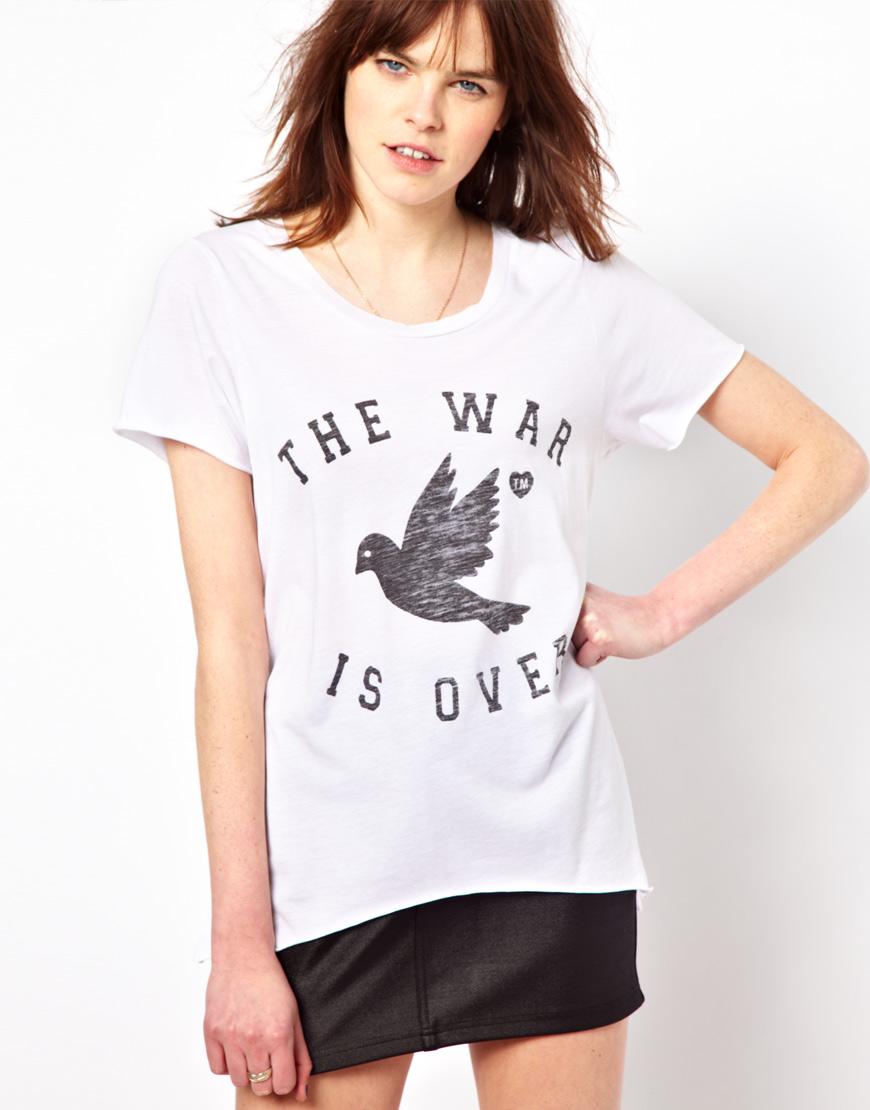Foto Camiseta War Is Over de Zoe Karssen Blanco