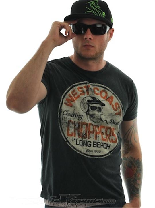 Foto Camiseta West Coast Choppers Cheating Death Mineral Negro