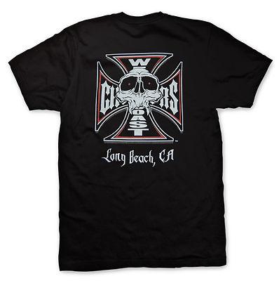 Foto Camiseta West Coast Choppers Skull Black Negra Nueva Logo Chico Skate Surf