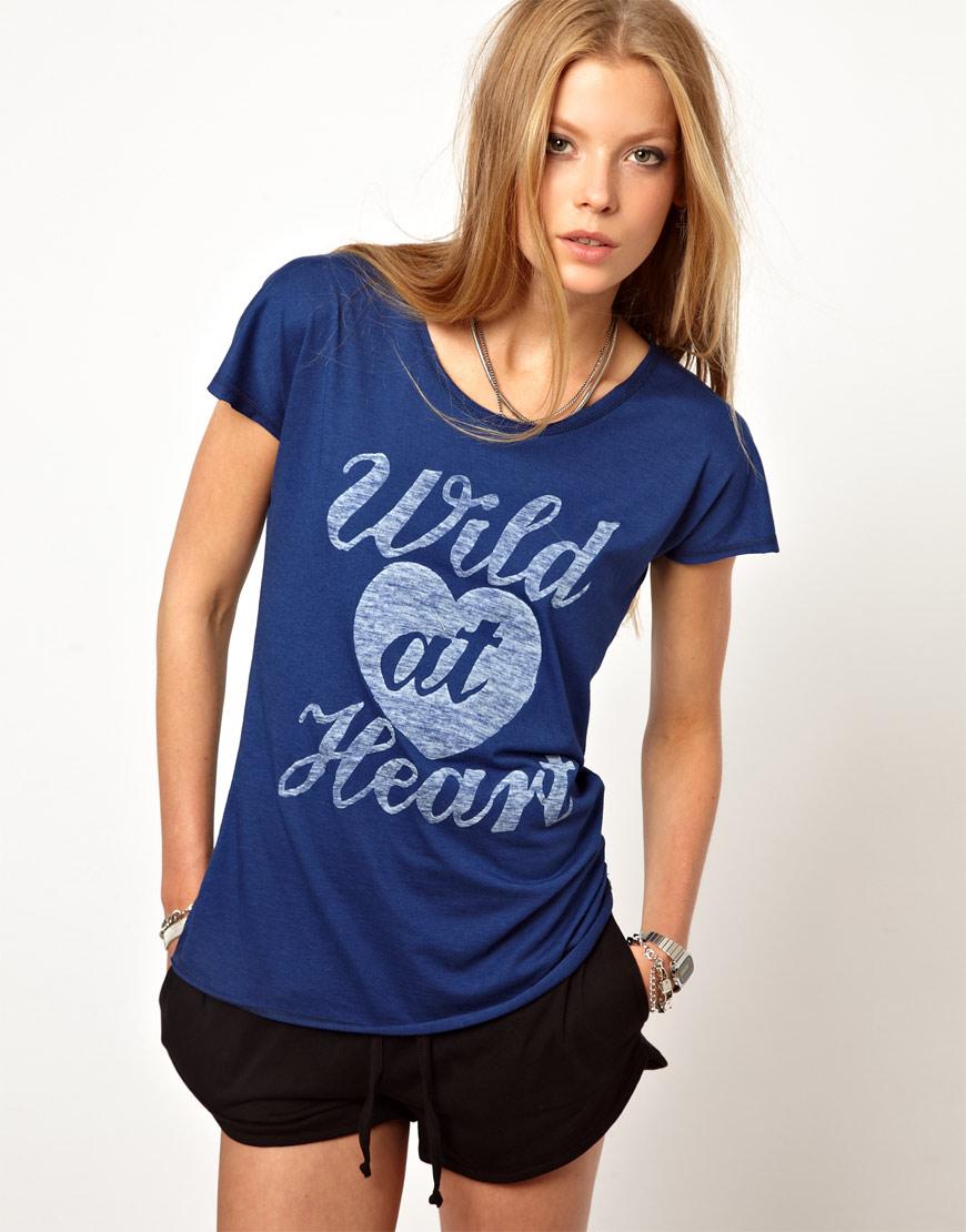 Foto Camiseta Wild at Heart de Zoe Karssen Azul intenso
