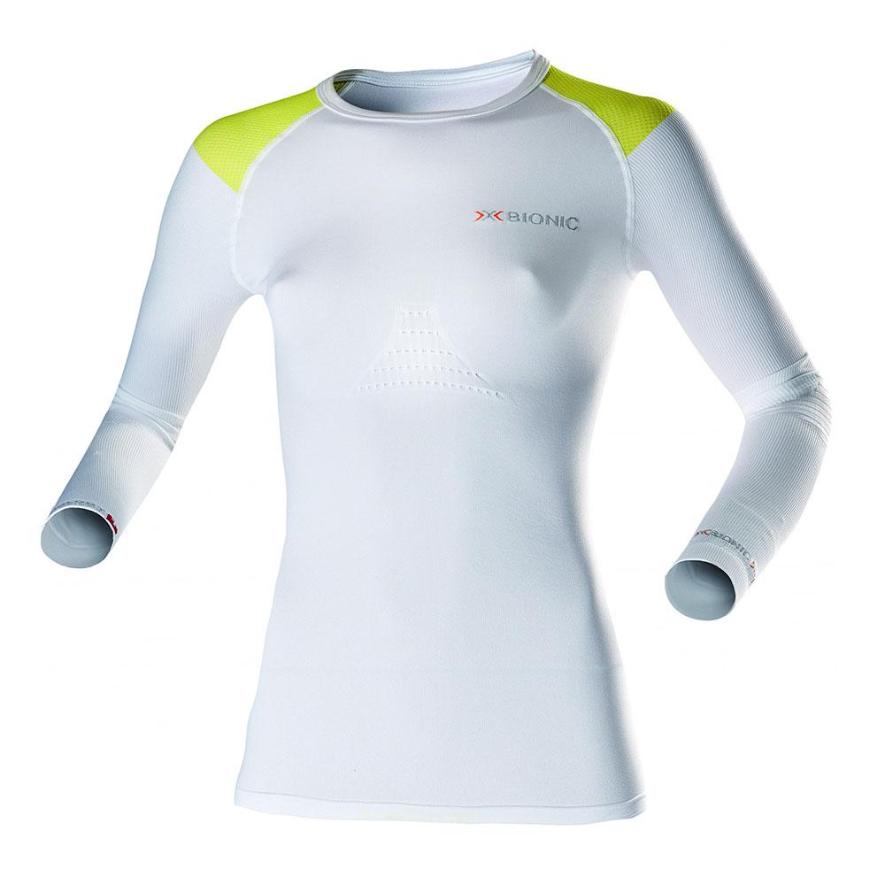 Foto Camiseta X-Bionic Speed Shirt Long Sleeve blanco amarillo mujer
