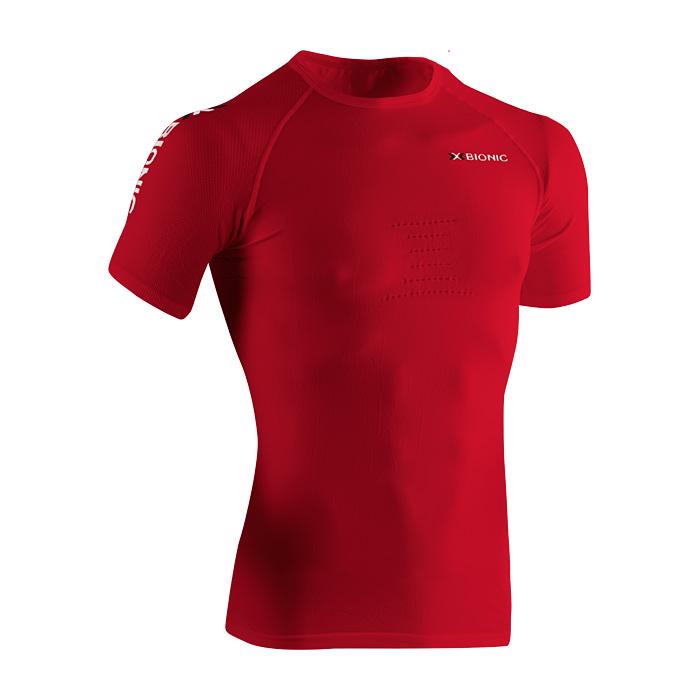 Foto Camiseta X-Bionic Speed Shirt Short Sleeve color rojo/gris