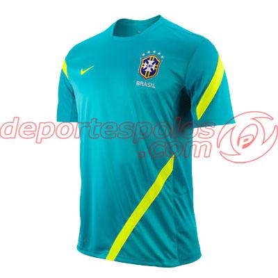 Foto camiseta/nike:cbf ss training top 1 m turquoise bl