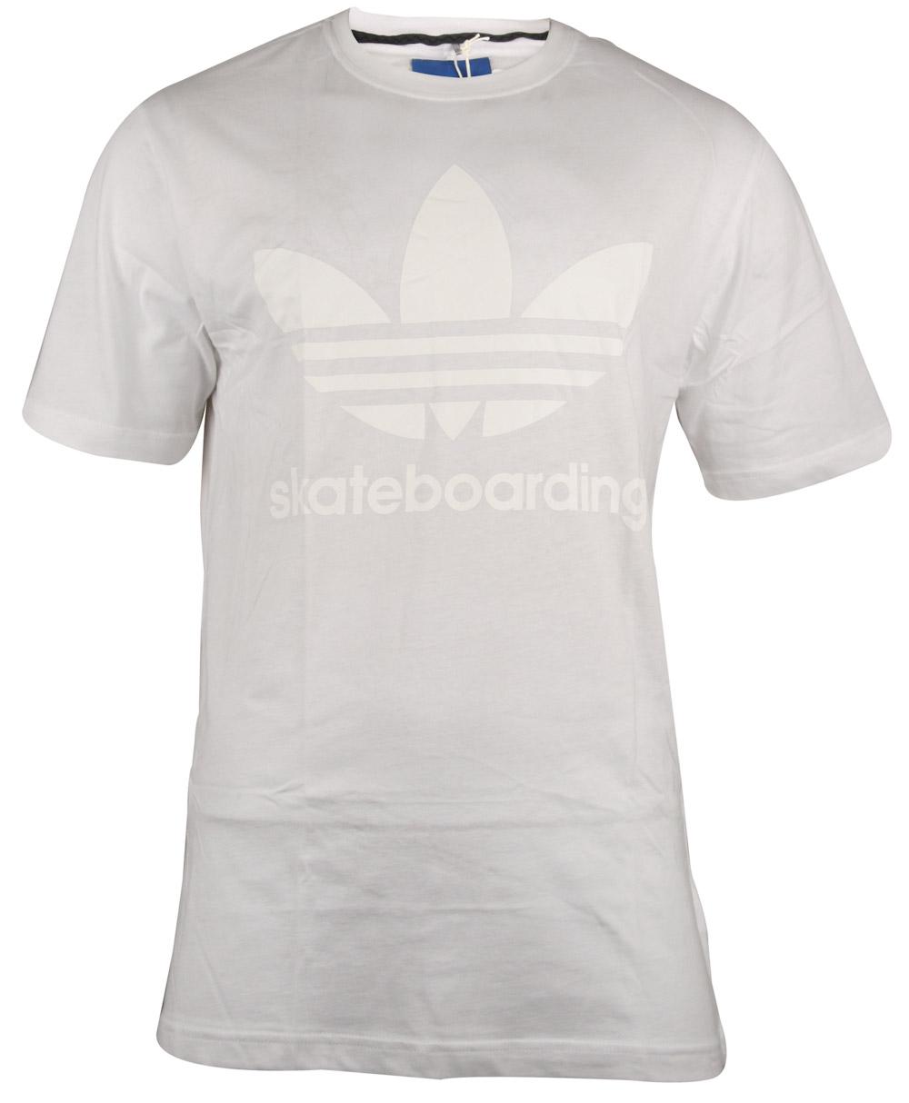 Foto Camisetas ADIDAS trefoil skate WHITE