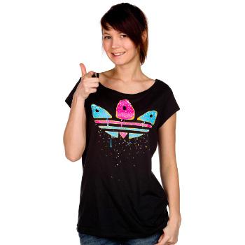 Foto Camisetas adidasOriginals Sweet Trefoil SS Women - black