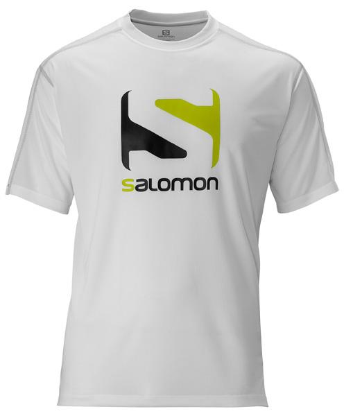 Foto Camisetas casual Salomon Stroll Logo Tee White Man