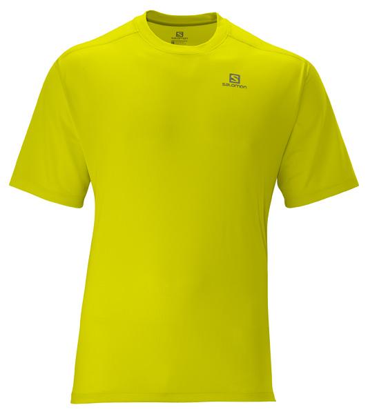 Foto Camisetas casual Salomon Stroll Tee Yellow Man