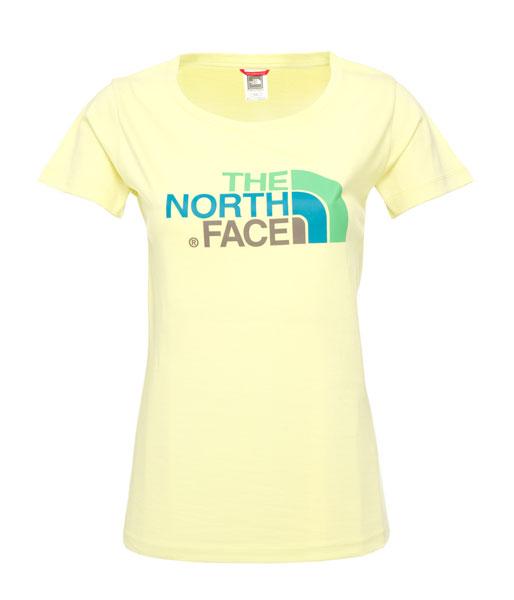 Foto Camisetas casual The North Face Easy Tee S/s Chiffon Yellow Woman