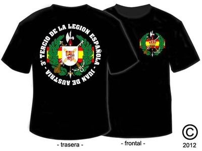 Foto Camisetas Militares: 3º Tercio De La Legion Española - Juan De Austria