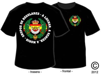 Foto Camisetas Militares: Grupos De Regulares - A Luchar, A Vencer, A Morir