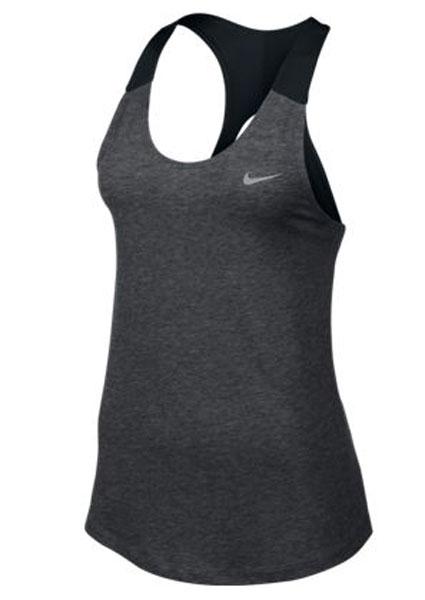 Foto Camisetas Nike Df Vapor Touch Tank Anthracite/black/matte Silver Woman