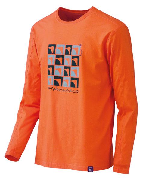 Foto Camisetas técnicas manga larga Trangoworld Yabo T-shirt Orange Man