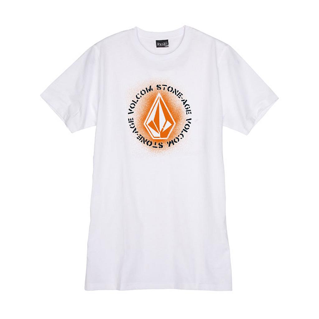 Foto Camisetas Volcom Banner Manga Corta Blanco