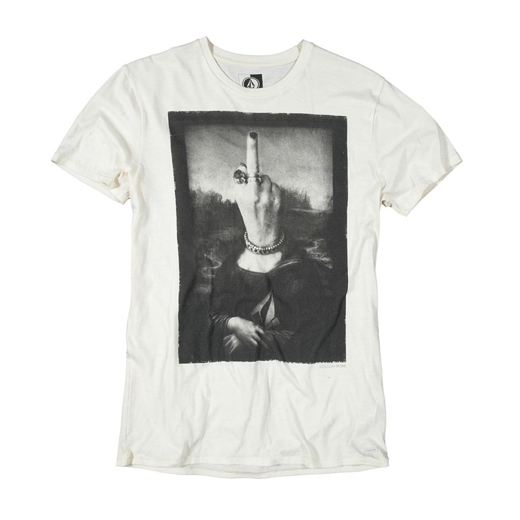 Foto Camisetas Volcom Mona Manga Corta Gris