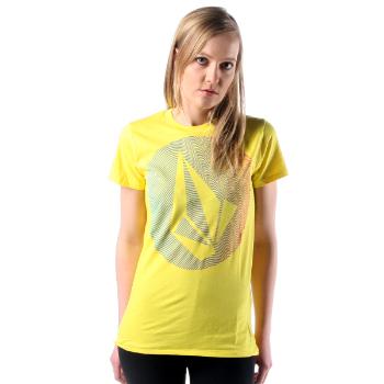 Foto Camisetas Volcom Optical Waven SS Baby Tee Women - yellow