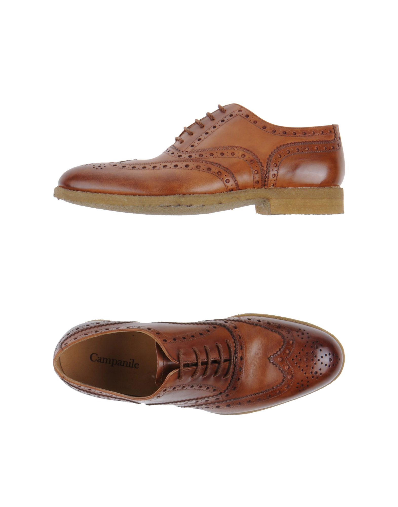 Foto Campanile Zapatos De Cordones Hombre Marrón