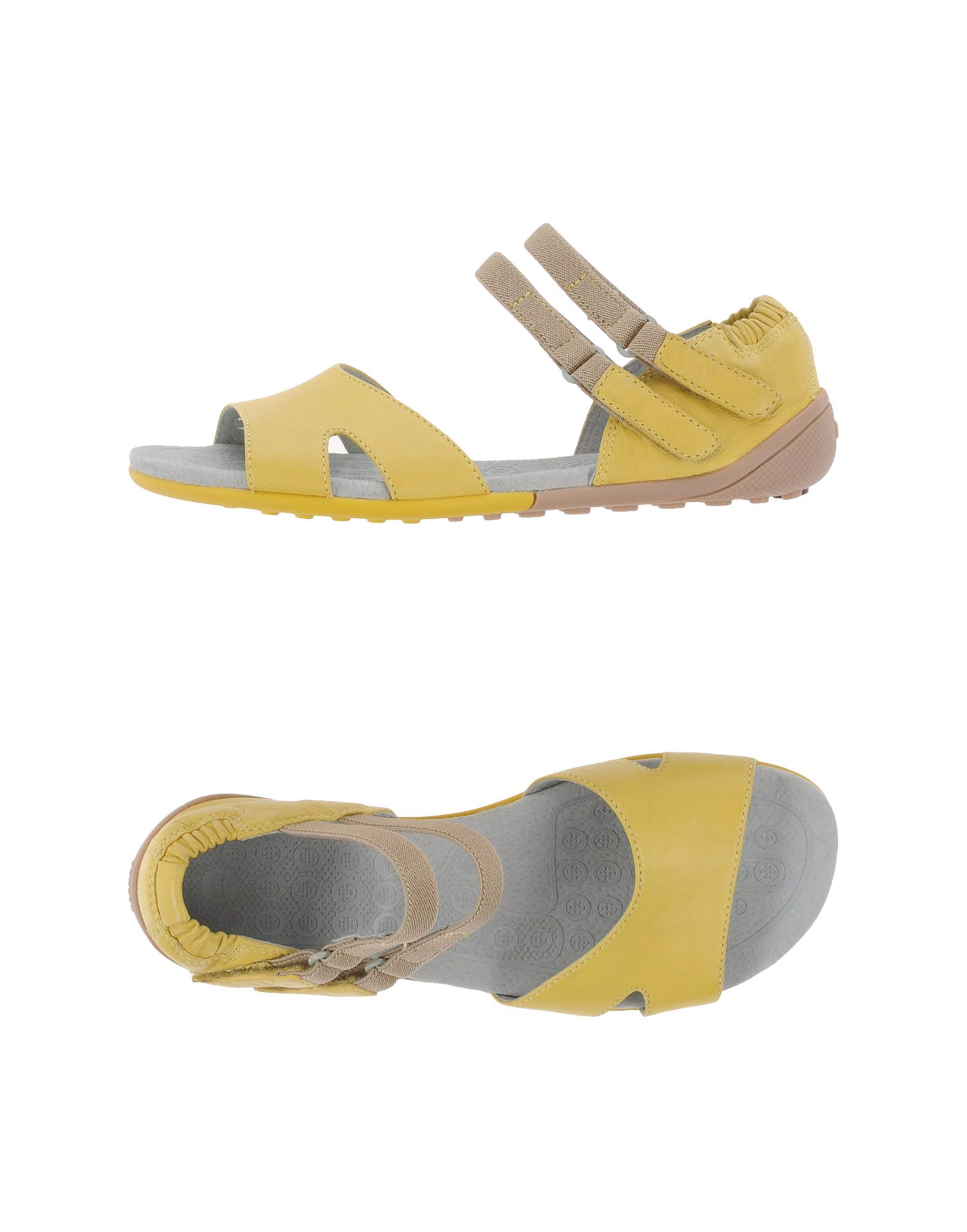 Foto Camper Sandalias Con Cierre Mujer Amarillo